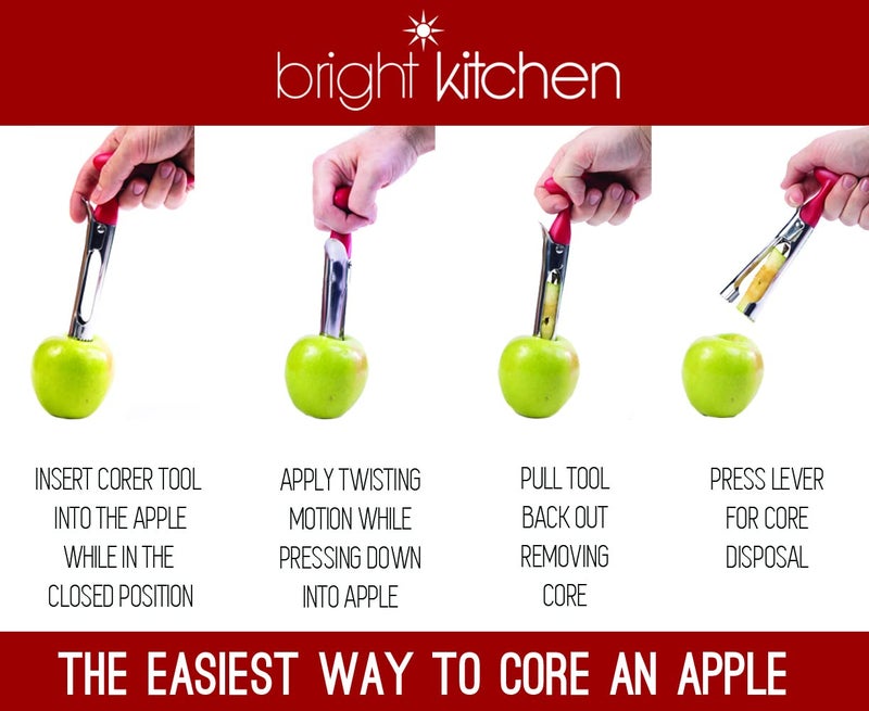 Bright Kitchen COMBO PACK - Apple Corer, Pineapple Slicer, Pear Pepper Poker, Herb Kale Stripper, Kiwi Tool, Citrus Orange Peeler SUPER SLICER Juicer Prepping PACK by Bright Kitchen - Image 2